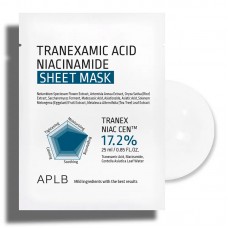 Тканевая маска с транексамовой кислотой и ниацинамидом APLB Tranexamic Acid Niacinamide Sheet Mask, 25 мл