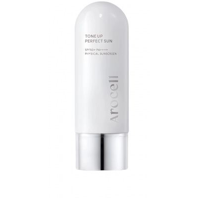 Тонирующий солнцезащитный крем Arocell SPF50 Tone Up Perfect Sun Physical Sunscreen, 50 гр 