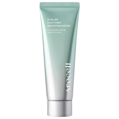 Охлаждающая маска-плёнка с гиалуроновой кислотой и пантенолом AROCELL Hyal B5 Soothing Wrapping Mask, 80 гр