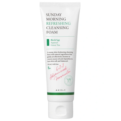 Увлажняющая пенка для умывания Axis-y Sunday Morning Refreshing Cleansing Foam, 120 мл