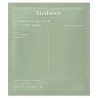 Успокаивающая гидрогелевая маска с водорослями Biodance Refreshing Sea Kelp Real Deep Mask