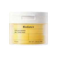 Осветляющие пэды с ниацинамидом для сияния кожи Biodance Vita Niacinamide Gel Toner Pad, 60 шт