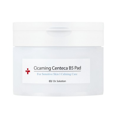 Успокаивающие тонер-пэды с центеллой CU Skin Dr. Solution Cicaming Centeca B5 Pad, 80 шт