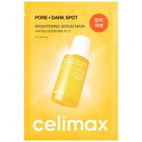 Маска для выравнивания тона и рельефа кожи Celimax Pore+Dark Spot Brightening Serum Mask, 27 мл Маска для выравнивания тона и рельефа кожи Celimax Pore+Dark Spot Brightening Serum Mask, 27 мл