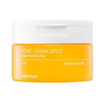 Тонер-пэды для выравнивания тона и рельефа кожи Celimax Pore+Dark Spot Brightening Pad, 40 шт