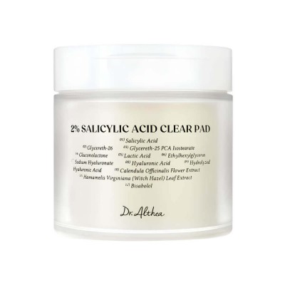 Пэды для проблемной кожи с 2% BHA Dr. Althea 2% Salicylic Acid Clear Pad, 60 шт