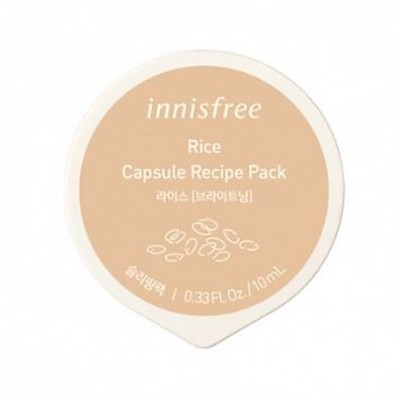 Капсульная ночная маска с рисом Innisfree Capsule Recipe Pack (Rice), 10мл