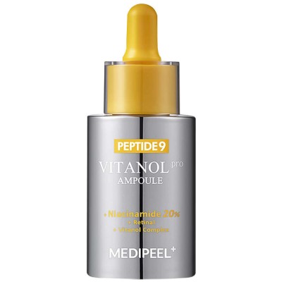 Лифтинг-ампула с пептидами и 20% ниацинамида MEDIPEEL Peptide 9 Vitanol Ampoule PRO, 30 мл