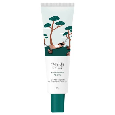 Крем с экстрактами сосны и центеллы для проблемной кожи Round Lab Pine Calming Cica Cream, 50 мл Крем с экстрактами сосны и центеллы для проблемной кожи Round Lab Pine Calming Cica Cream, 50 мл