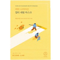 Осветляющая маска с ниацинамидом 5% Round Lab Vita Niacinamide Dark Spot Serum Mask, 1 шт