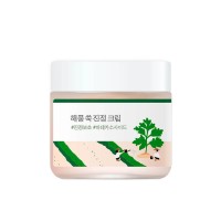 Лёгкий успокаивающий крем с полынью Round Lab Mugwort Calming Cream, 80 мл