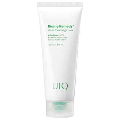 Очищающая пенка с постбиотиками против акне UIQ Biome Remedy Acne Cleansing Foam, 150 мл Очищающая пенка с постбиотиками против акне UIQ Biome Remedy Acne Cleansing Foam, 150 мл