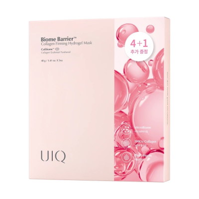 Укрепляющая гидрогелевая маска с коллагеном для сияния кожи UIQ Collagen Firming Hydrogel Mask, 1 шт