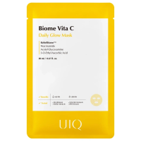 Ежедневная тканевая маска с витамином C для сияния кожи UIQ  Biome Vita C Glow Mask, 20 мл