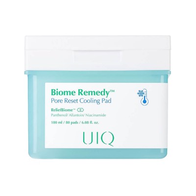Охлаждающие тонер-пэды UIQ Biome Remedy Pore Reset Cooling Pad, 80 шт