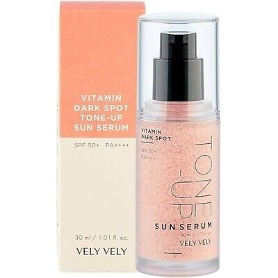 Витаминная осветляющая солнцезащитная сыворотка Vely Vely SPF 50 Vitamin Dark Spot Tone-Up Sun Serum, 30 мл