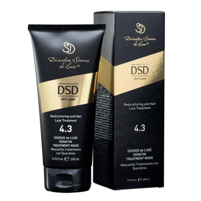 Восстанавливающая маска DSD de Luxe с кератином 4.3 Dixidox de Luxe keratin treatment mask 4.3, 200 ml