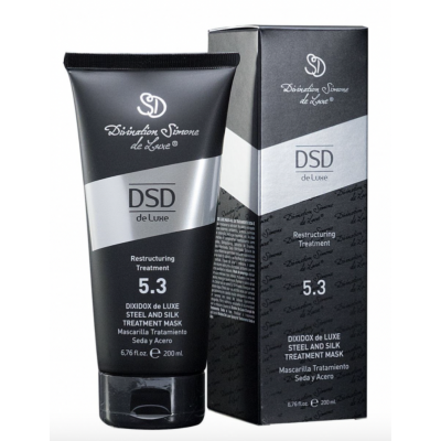 Восстанавливающая маска Сталь и шелк DSD № 5.3 Dixidox de Luxe steel and silk treatment mask 5.3, 200 мл