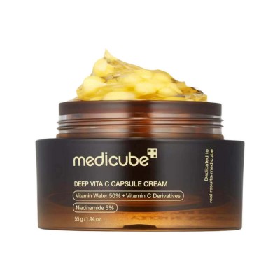 Капсульный осветляющий крем с витамином С medicube Deep Vita C Capsule Cream, 55 гр